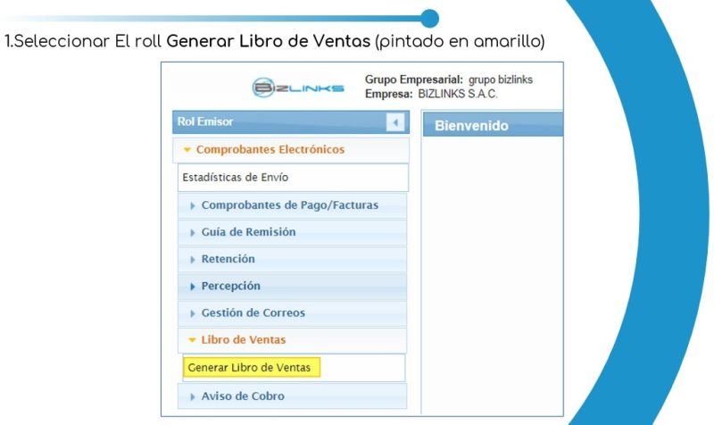 generar libro de ventas y libro de compras, SIRE, facturacion electronica